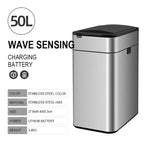 Cubo de basura inteligente para cocina, cubo con Sensor inteligente automático, cubo de basura, papelera para residuos de alimentos, 15/20/30/40/50/60L