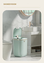 Cubo de basura inteligente para baño de 24/20L, cubo de basura con Sensor automático, cubo de basura de inducción de gran capacidad para cocina y baño