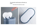 Cubo de basura con Sensor inteligente de 8L/7L, cubo de basura electrónico automático para el hogar, cubo de basura para cocina, inodoro, impermeable, cubo con Sensor de costura estrecha