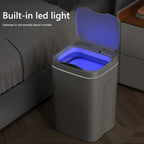 Cubo de basura inteligente de 20L para baño, cubo de basura con Sensor automático, cubo de basura eléctrico, papelera impermeable para cocina, basura de reciclaje