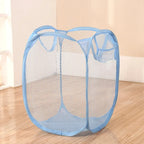 Cesta de lavandería de malla emergente plegable, cesto de ropa portátil para fácil lavado y almacenar ropa sucia, calcetines, juguetes, artículos diversos