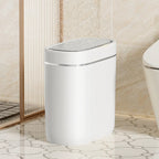 Cubo de basura con Sensor inteligente estrecho de 7/9L, cesta de basura automática con tapa, cubo de basura de escritorio, cubo de basura impermeable para inodoro