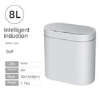 Cubo de basura con Sensor inteligente de 8L/7L, cubo de basura electrónico automático para el hogar, cubo de basura para cocina, inodoro, impermeable, cubo con Sensor de costura estrecha