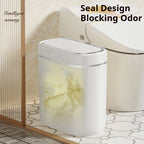 Cubo de basura con Sensor inteligente estrecho de 7/9L, cesta de basura automática con tapa, cubo de basura de escritorio, cubo de basura impermeable para inodoro
