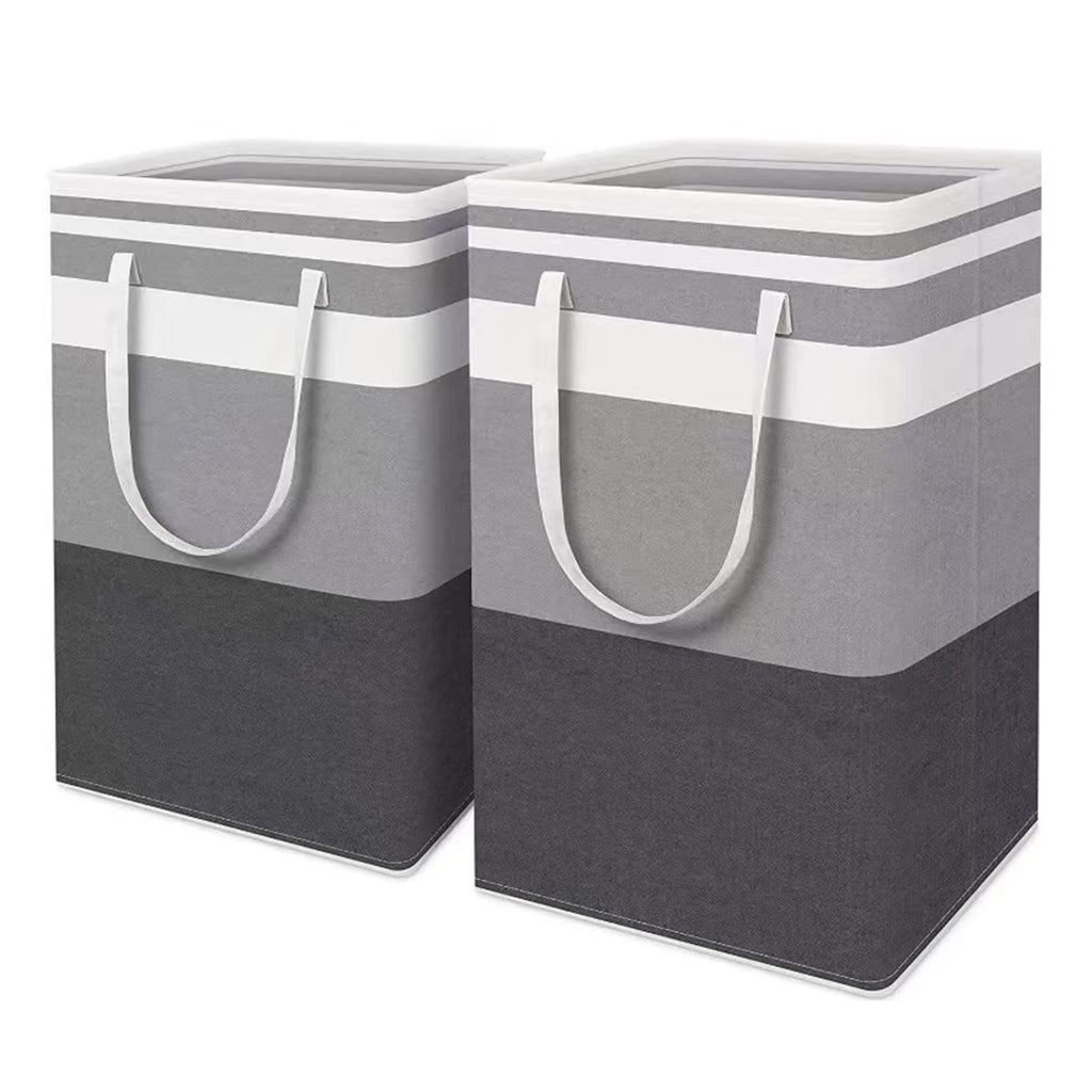 Cestas grandes para la colada de 75L con asas, cesto duradero para ropa sucia, cesta de almacenamiento para el hogar, dormitorio, hoteles, lavandería 40*30*60cm