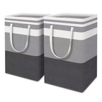 Cestas grandes para la colada de 75L con asas, cesto duradero para ropa sucia, cesta de almacenamiento para el hogar, dormitorio, hoteles, lavandería 40*30*60cm