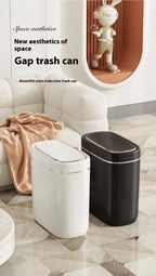 Cubo de basura con Sensor inteligente estrecho de 7/9L, cesta de basura automática con tapa, cubo de basura de escritorio, cubo de basura impermeable para inodoro
