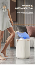 Cubo de basura con Sensor inteligente de 24L, cubo de basura electrónico para baño, cubo de basura con Sensor inteligente automático para cocina, inodoro